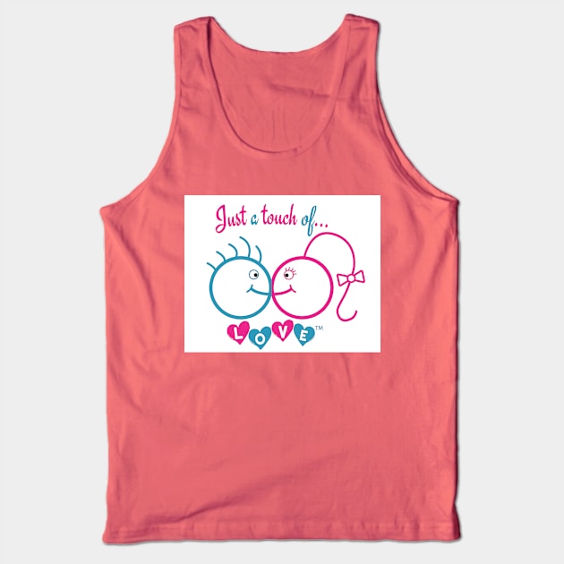 Just A Touch of LOVE - Heterosexual - Front Tank Top by SubversiveWare